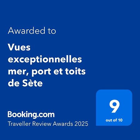 Vues Exceptionnelles Mer, Port Et Toits De Sète Eksteriør bilde