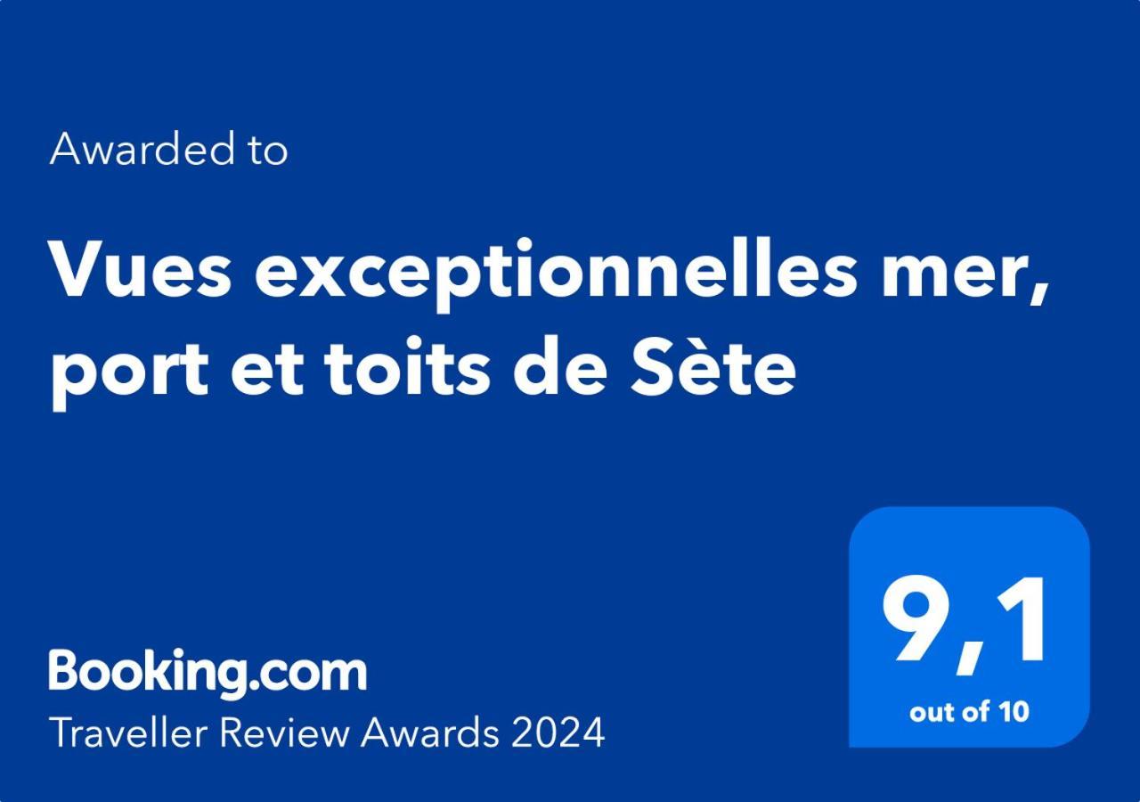 Vues Exceptionnelles Mer, Port Et Toits De Sète Eksteriør bilde