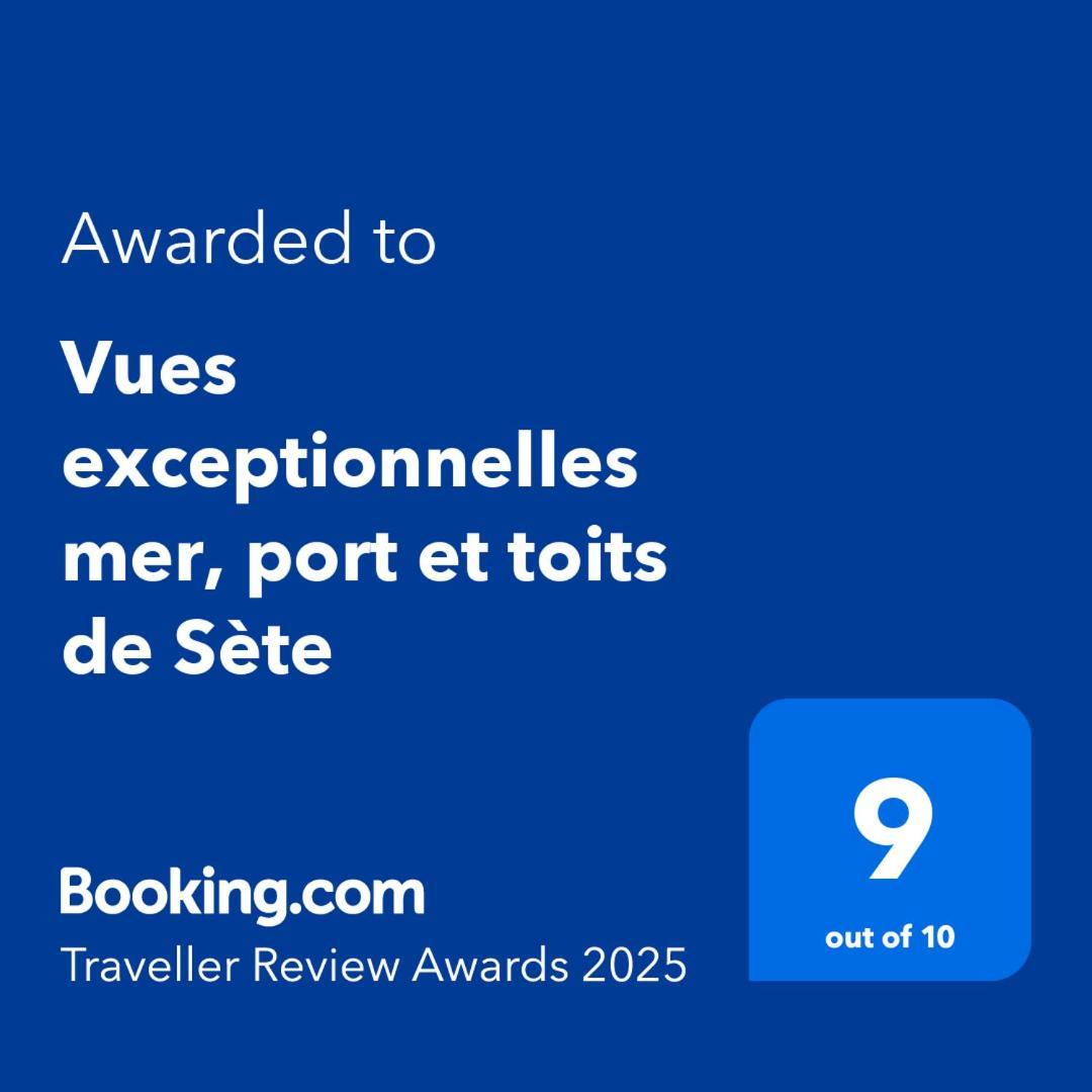 Vues Exceptionnelles Mer, Port Et Toits De Sète Eksteriør bilde